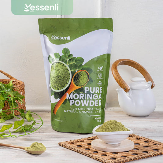 Organic Moringa Oleifera Leaf Powder, 2 Pounds, Rich in Antioxidants and Immune Vitamin, Great Superfoods for Moringa Tea, Moringa Drink, Vegan