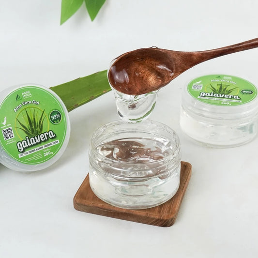 Aloe Vera Gel, 100% Pure Soothing & Hydrating Gel for Face, Body & Hair, After Sun Care, Sunburn Relief, Daily Moisturizer - 500g